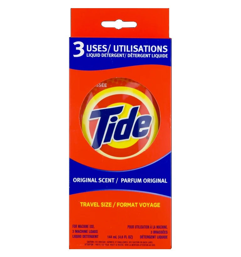 Tide Liquid Laundry Detergent Single Load - 3ct/4.8oz/24pk