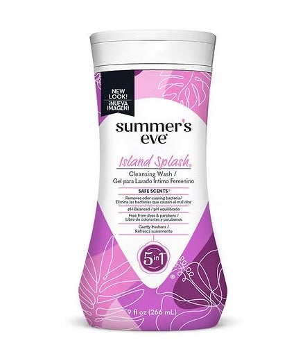 Summer's Eve Island Splash Refreshing Daily Feminine Wash Removes Odor - 9oz/12pk