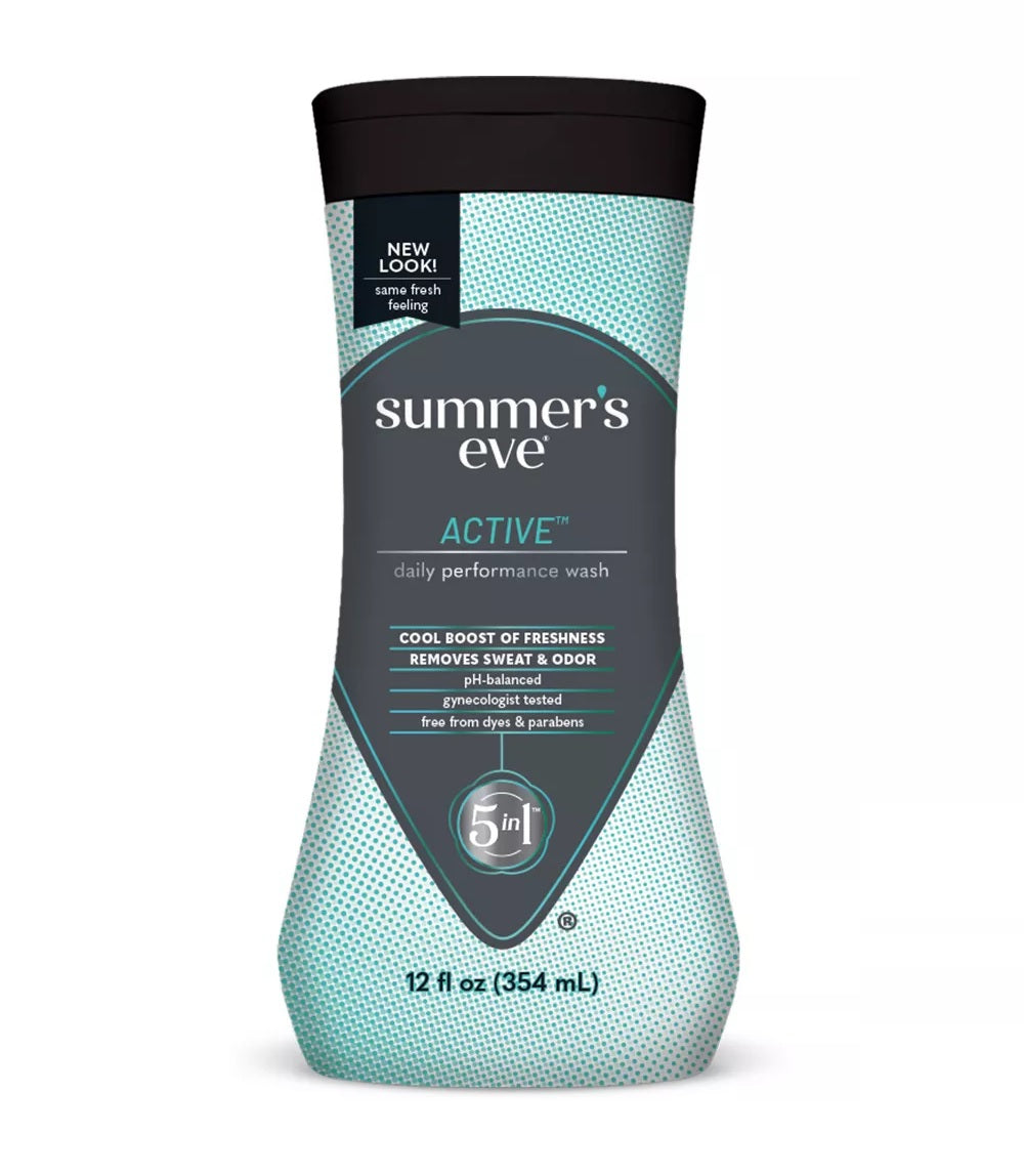 Summer's Eve Active Cooling & Refreshing Feminine Cleansing Wash - 12oz/12pk