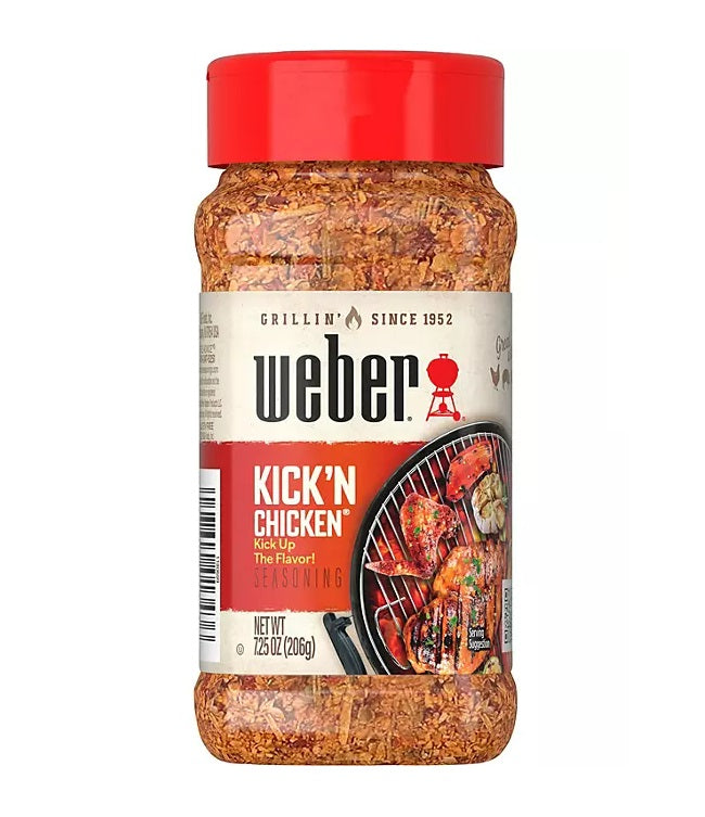 Weber Kick 'n Chicken Seasoning -7.25oz/1pk
