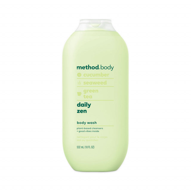 Method Body Wash Daily Zen - 18oz/6pk