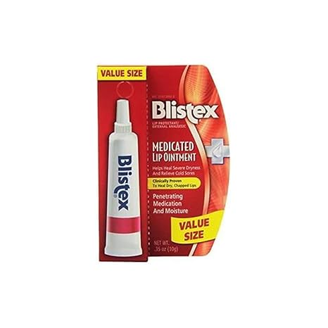 Blistex Medicated Ointment - .35oz/12pk