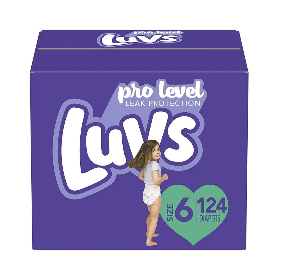 Luvs Diapers Size 6 - 124ct/1pk