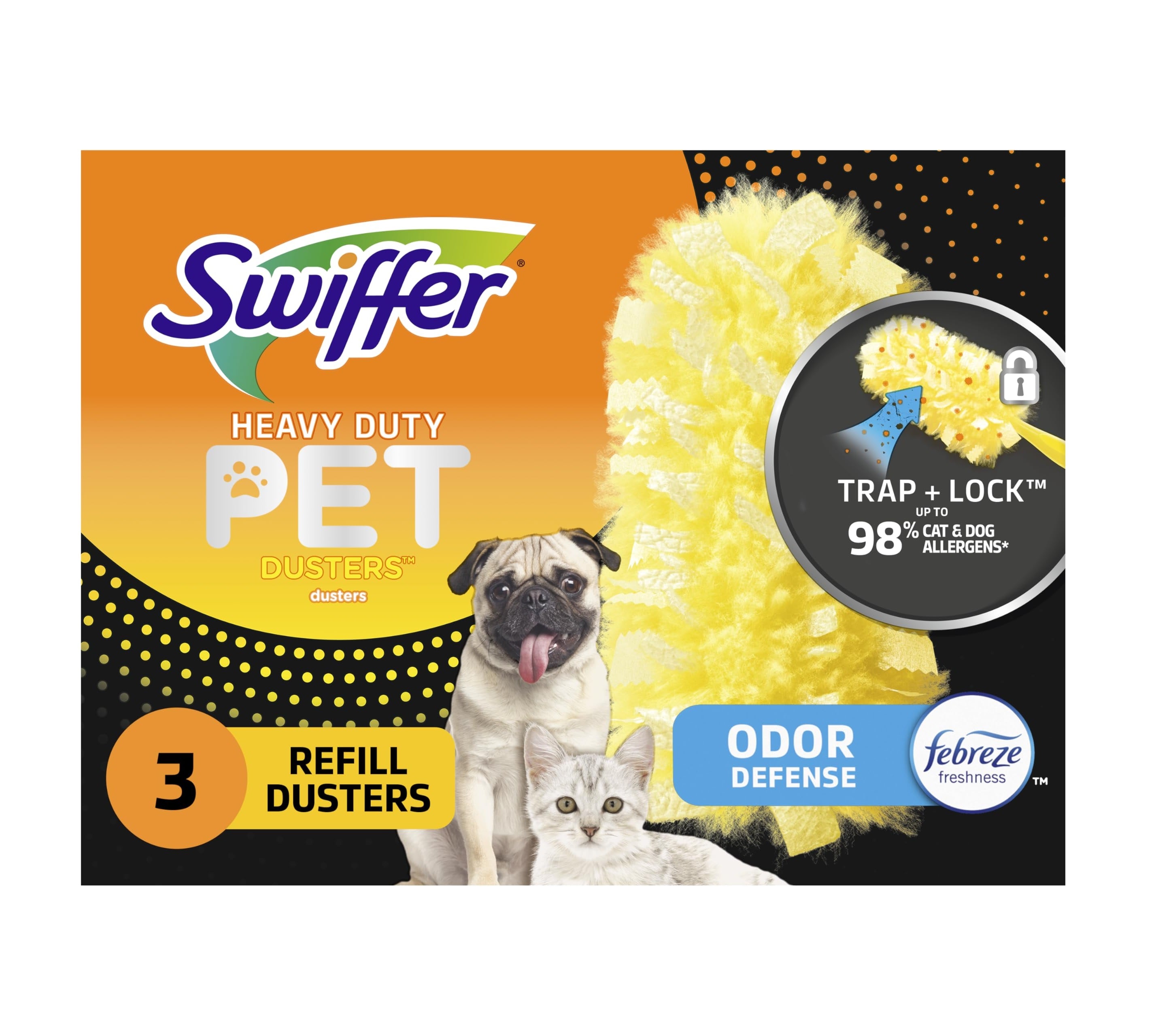 Swiffer Dusters Extenders Pet Odor - 3ct/4pk