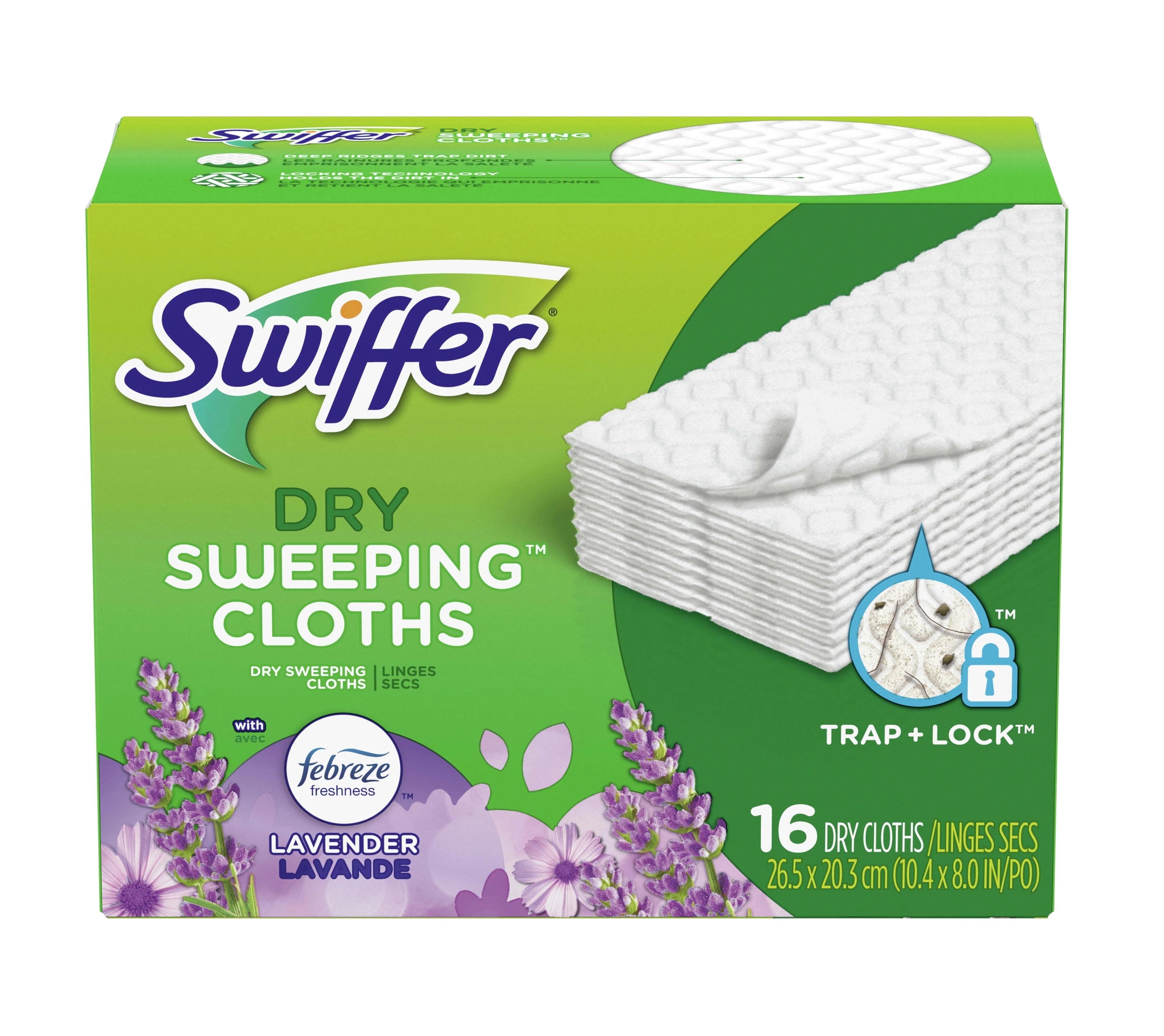 Swiffer Dry Lavender - 16ct/6pk