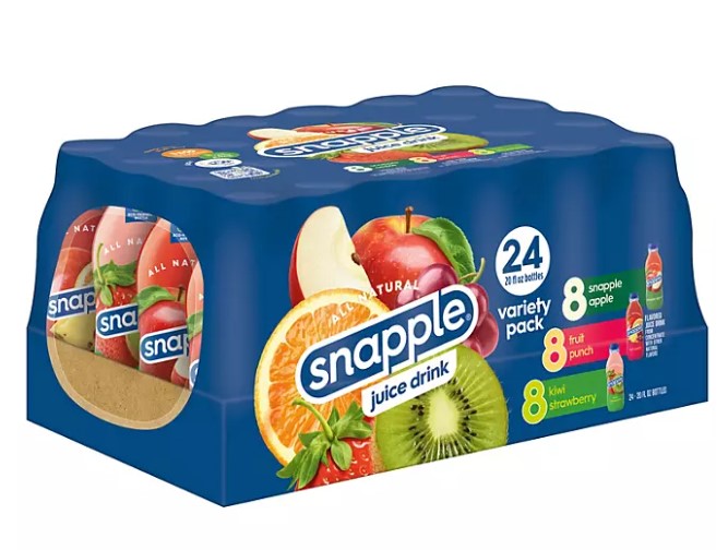 Snapple Juice Drink Variety Pack - 20oz/24pk