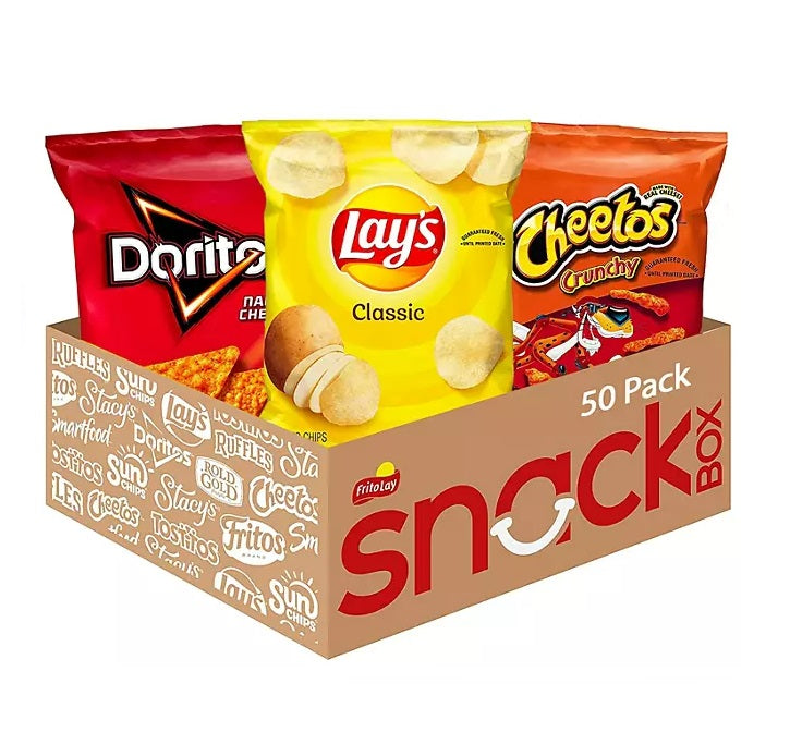 Frito-Lay Favorites Mix Variety Pack Chips & Snacks - 50pk