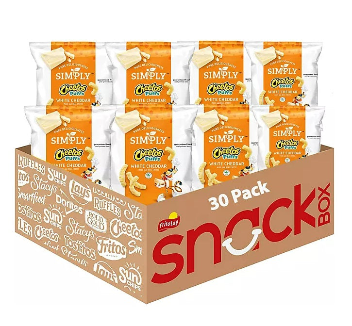 Simply Cheetos White Cheddar Puffs - 30pk