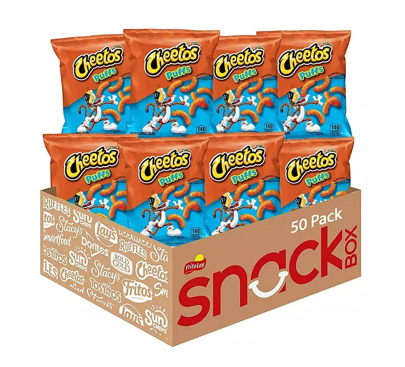 Cheetos Puffs Cheese Snacks - 50pk