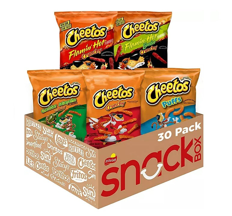 Cheetos Variety Pack Cheese Flavored Snack Mix - 30pk