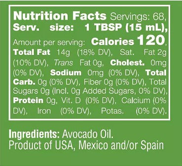 Olivari Avocado Oil - 34oz/6pk