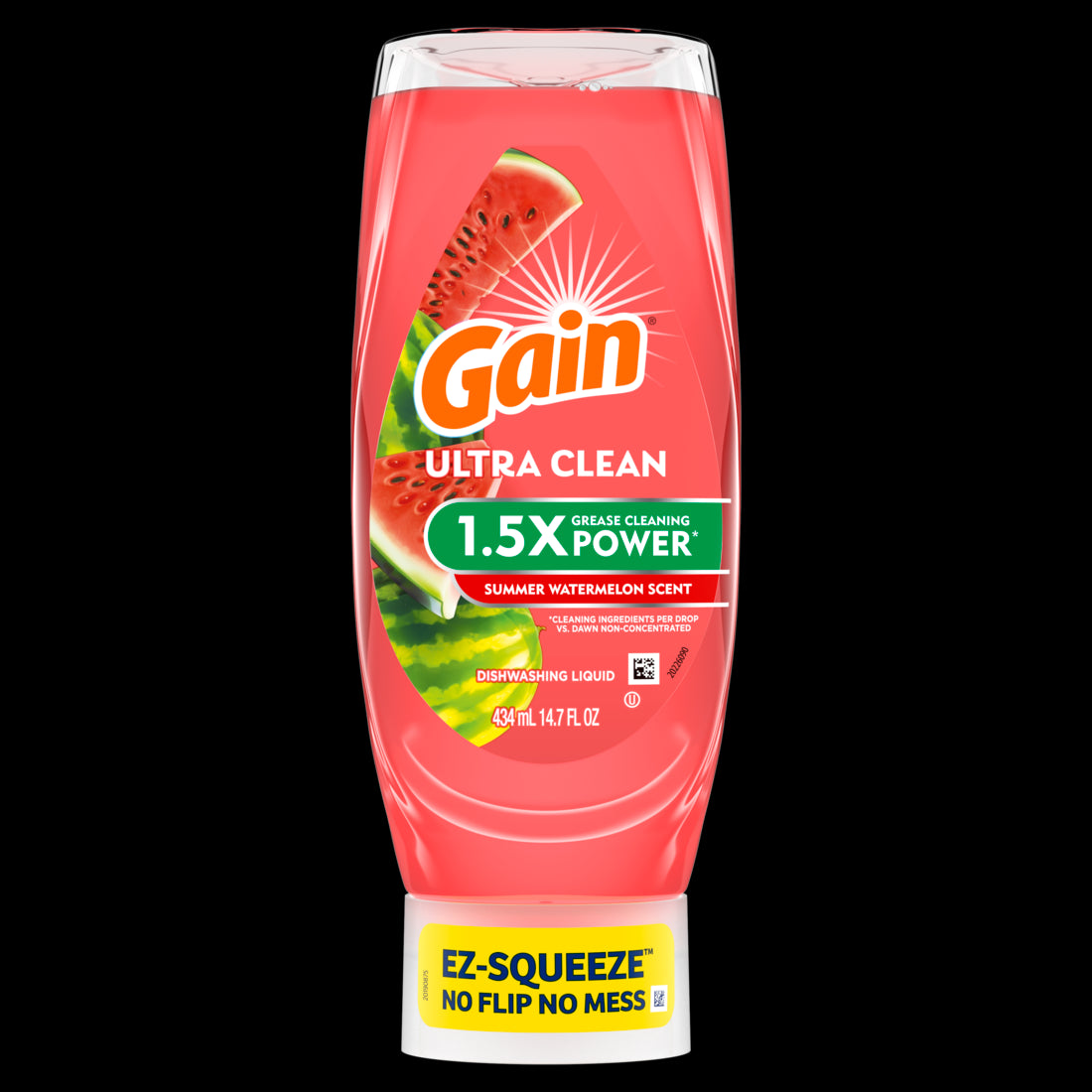 Gain Dish Ultra EZ-Squeeze Dish Soap Summer Watermelon - 14.7oz/8pk