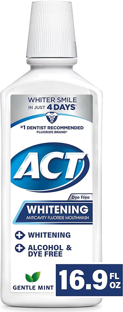 Act Mouthwash Whitening Gentle Mint -  16.9oz/24pk