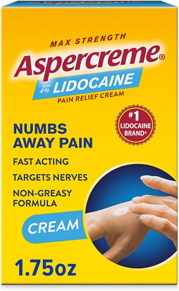 Aspercreme Lidocaine Pain Relief Cream - 1.75oz/12pk