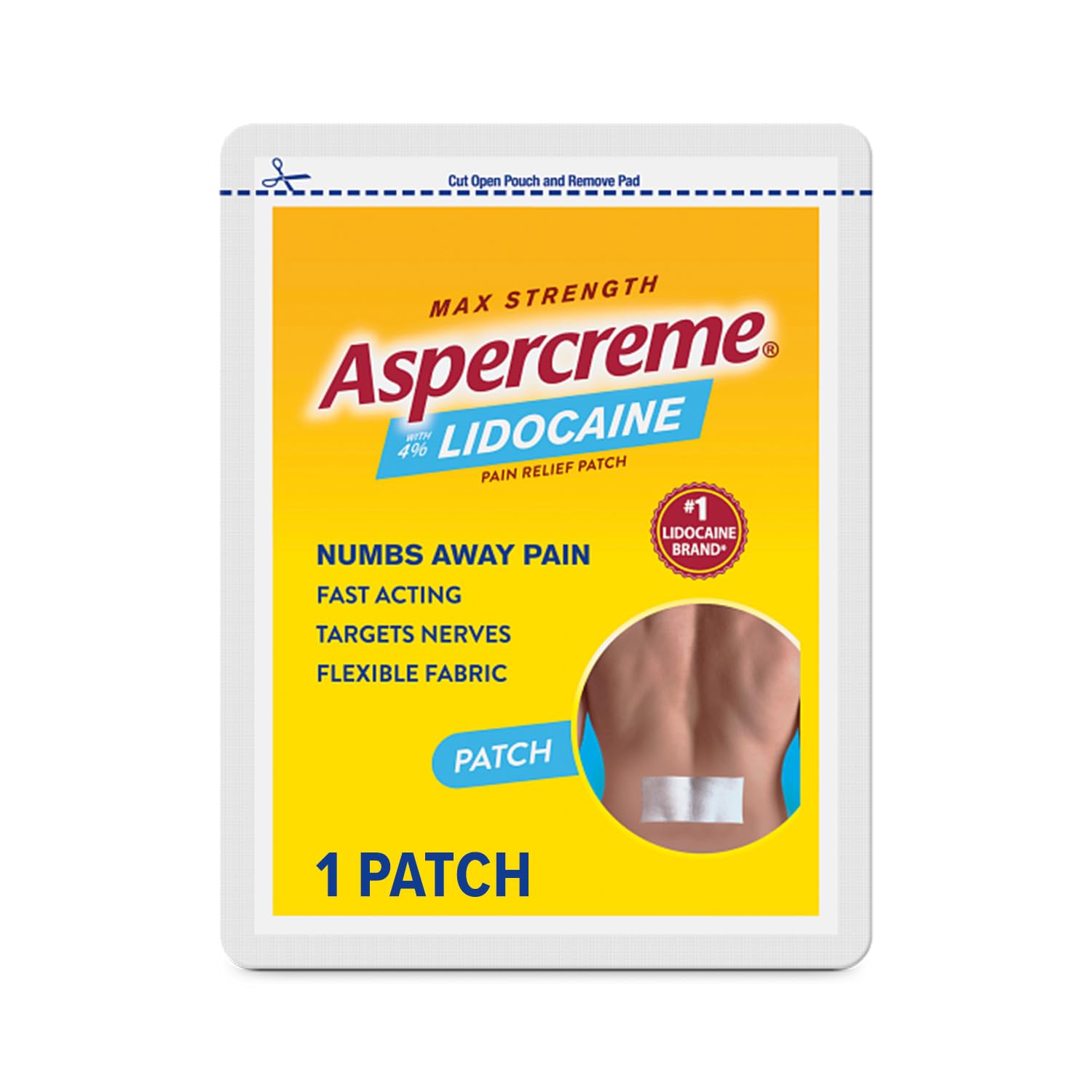 Aspercreme Lidocaine Pain Relief Patch - 1ct/96pk