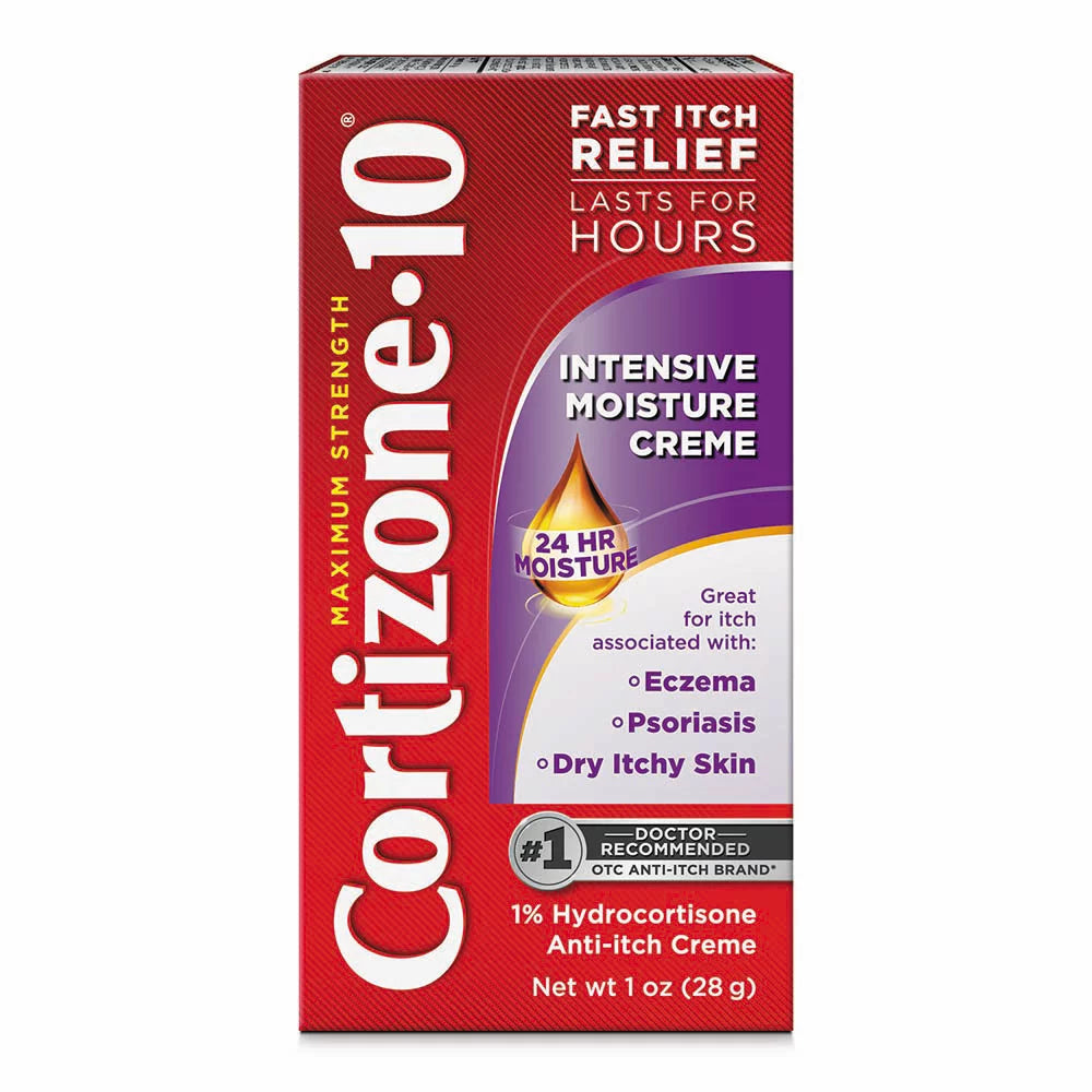 Cortizone 10 Maximum Strength Intensive Moisture CrÃ¨me - 1oz/36pk