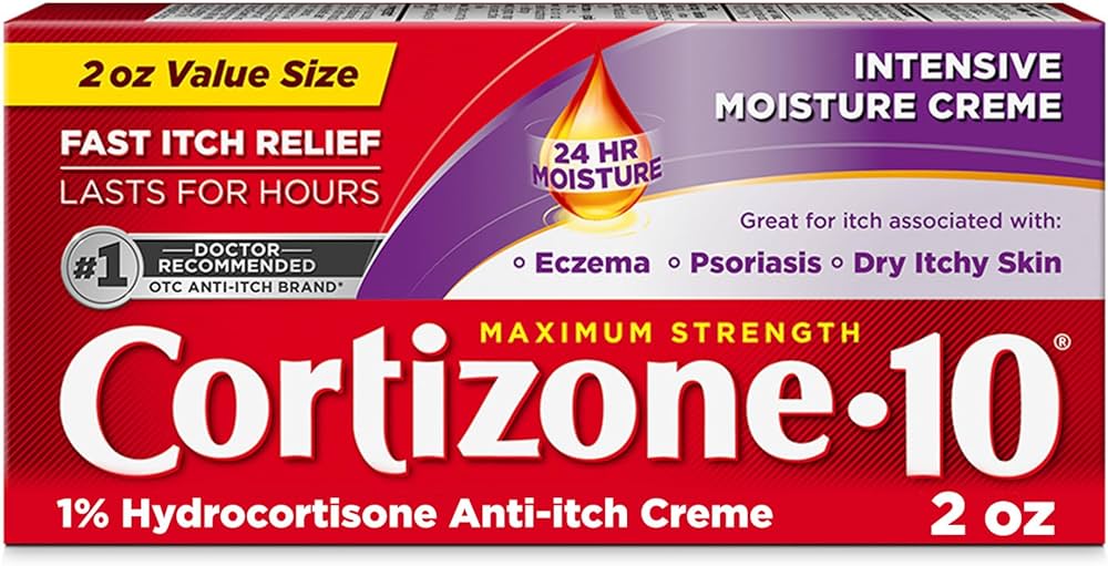 Cortizone 10 Maximum Strength Intensive Moisture CrÃ¨me - 2oz/36pk