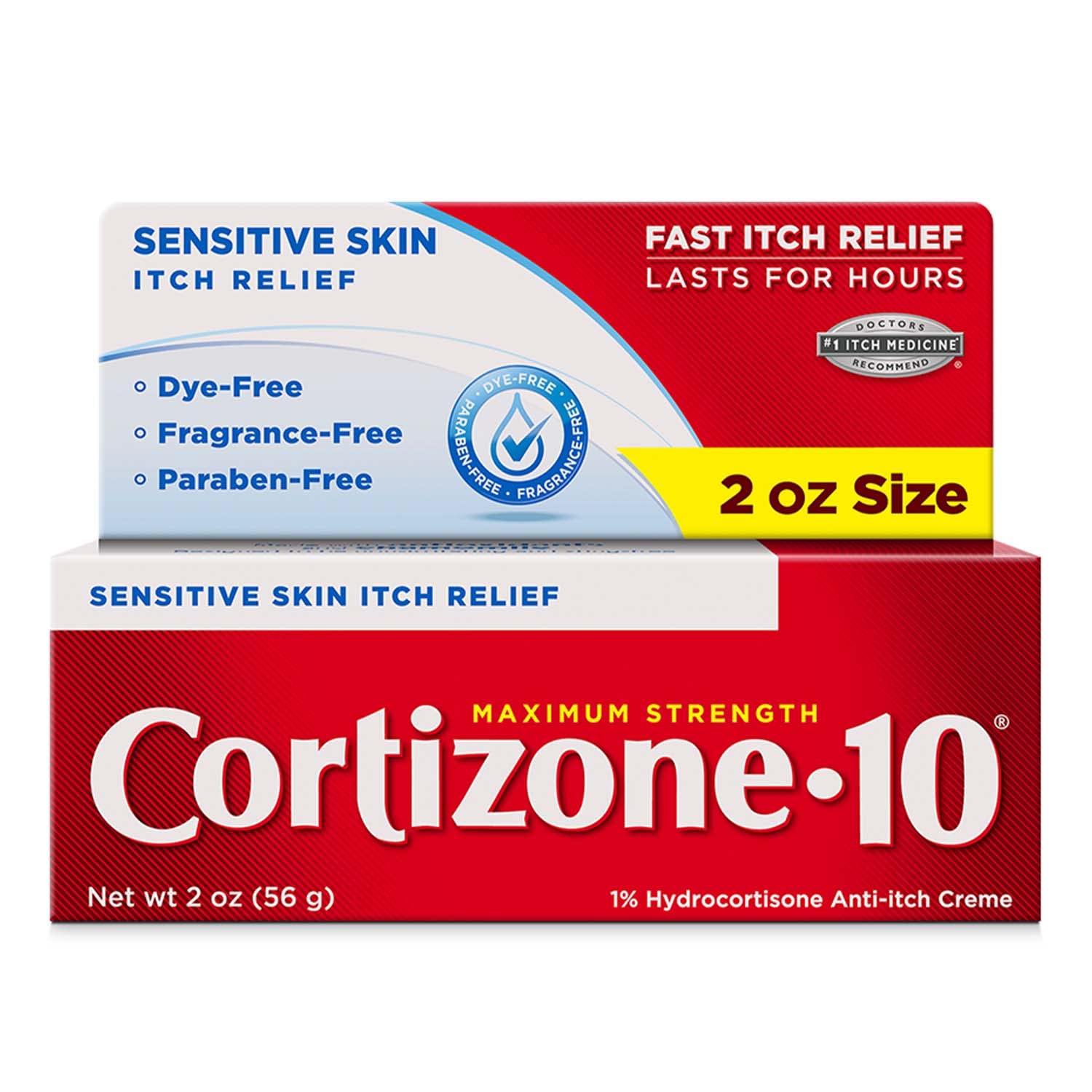 Cortizone 10 Maximum Strength Sensitive Skin Itch Relief - 2oz/36pk