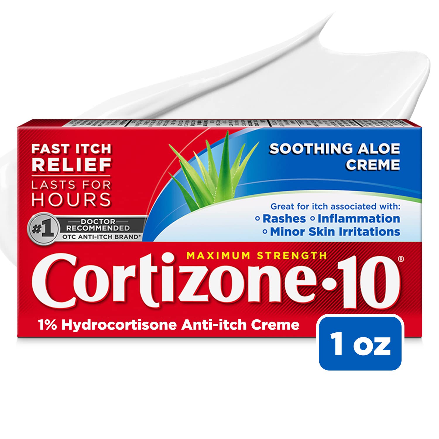 Cortizone 10 Maximum Strength Soothing Aloe Creme - 1oz/36pk