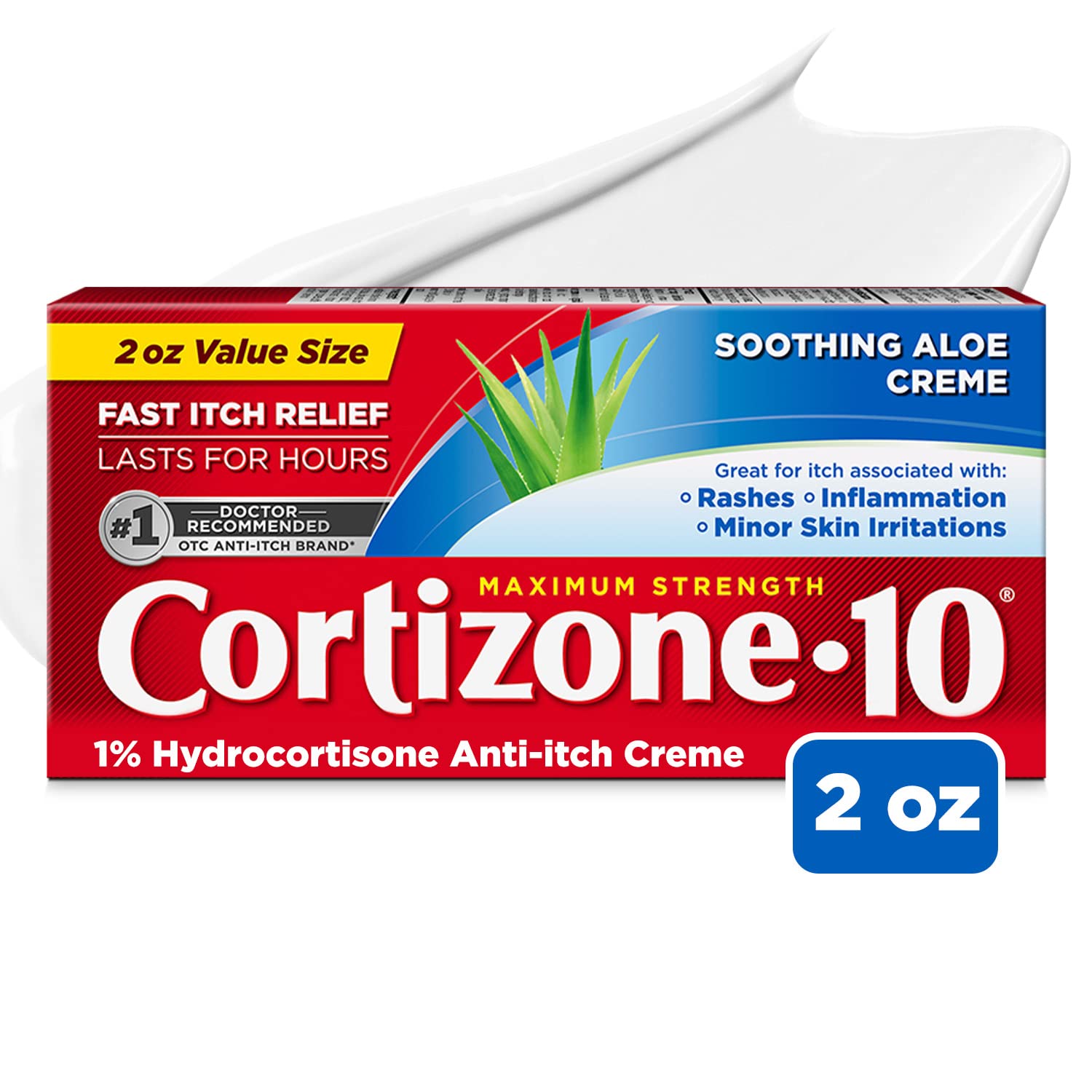 Cortizone 10 Maximum Strength Soothing Aloe Creme - 2oz/36pk