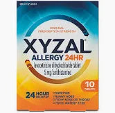 Xyzal Allergy Adult 24 hour Tablets - 10ct/24pk