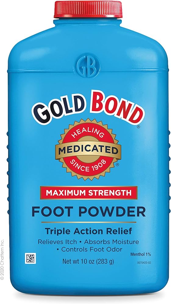 Gold Bond Medicated Maximum Strength Foot Powder - 10oz/3pk
