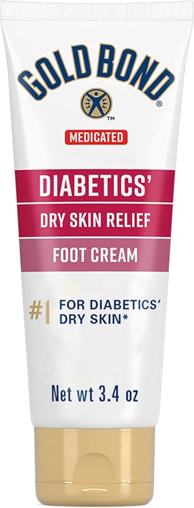 Gold Bond Diabetics' Dry Skin Relief Foot Cream - 3.4oz/24pk