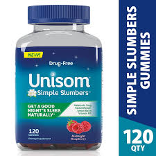 Unisom Simple Slumbers Midnight Raspberry Flavor Gummies - 120ct/12pk