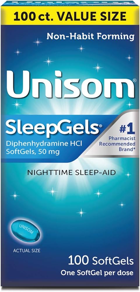 Unisom SleepGels Nighttime Sleep Aid - 100ct/12pk