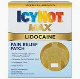 Icy Hot Max Strength Pain Relief Patch Plus Lidocaine - 5ct/24pk