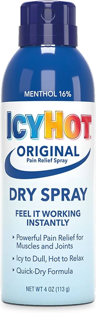 Icy Hot Original Pain Relief Dry Spray - 4oz/12pk