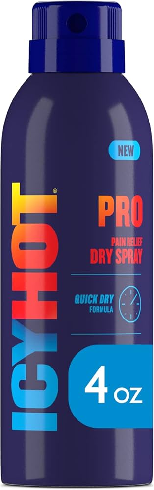 Icy Hot Pro Pain Relief Dry Spray - 4oz/12pk