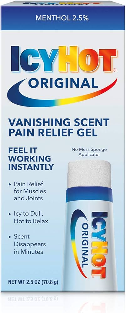 Icy Hot Original Vanishing Scent Pain Relief Gel - 2.5oz/24pk