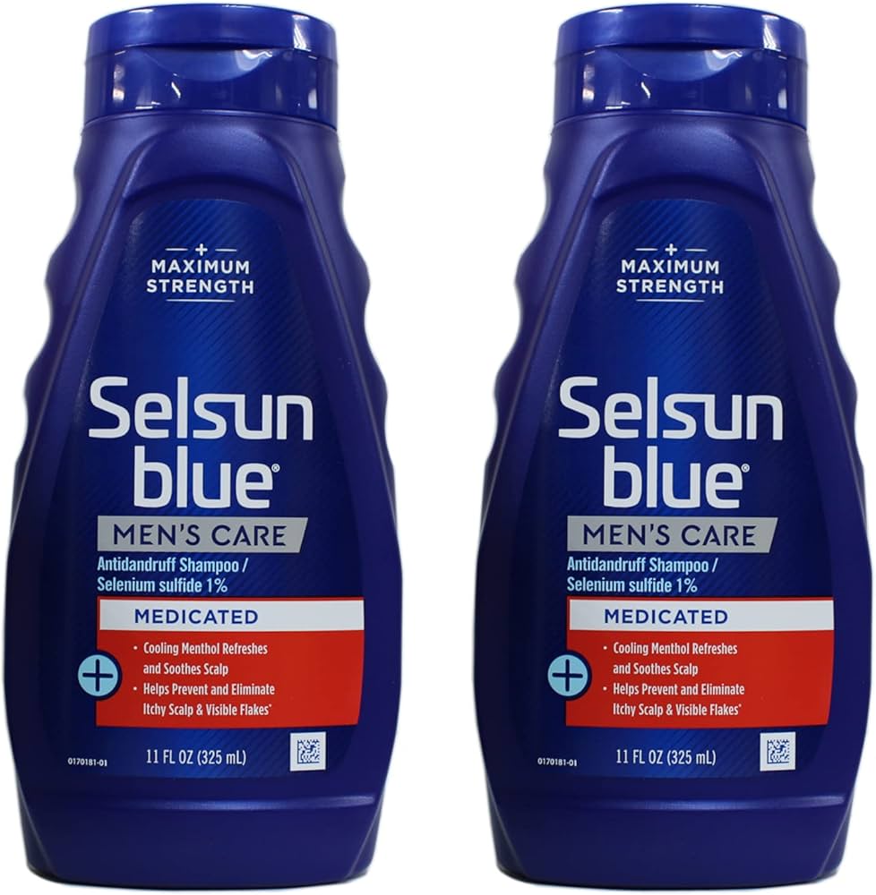 Selsun Blue Men's Care Antidandruff Shampoo Treatment Medicated - 11oz/24pk