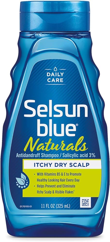 Selsun Blue Naturals Antidandruff Shampoo Itchy Dry Scalp - 11oz/24pk