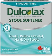 Dulcolax Stool Softener Laxative Liquid Gels - 100ct/24pk