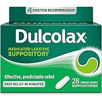 Dulcolax Medicated Laxative Suppositories - 28ct/24pk