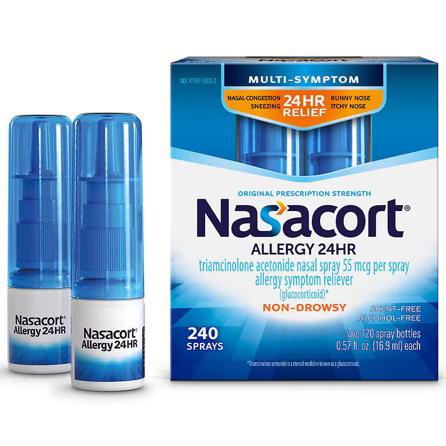 Nasacort Nasacort Allergy 24 hour (240 Sprays) - 2x0.57oz/24pk