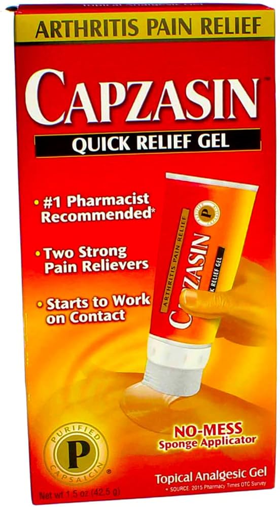 Capzasin Arthritis Pain Relief Quick Relief Gel - 1.5oz/24pk