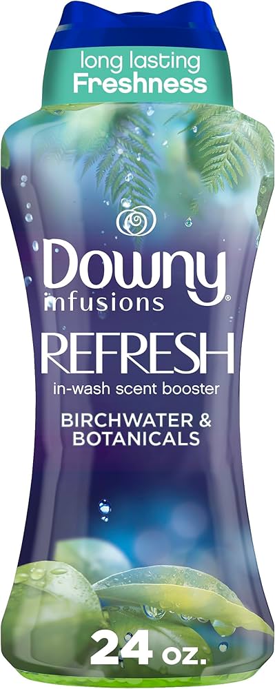 Downy Infusions Refresh In-Wash Laundry Scent Booster Beads Birchwater & Botanicals - 24oz/4pk