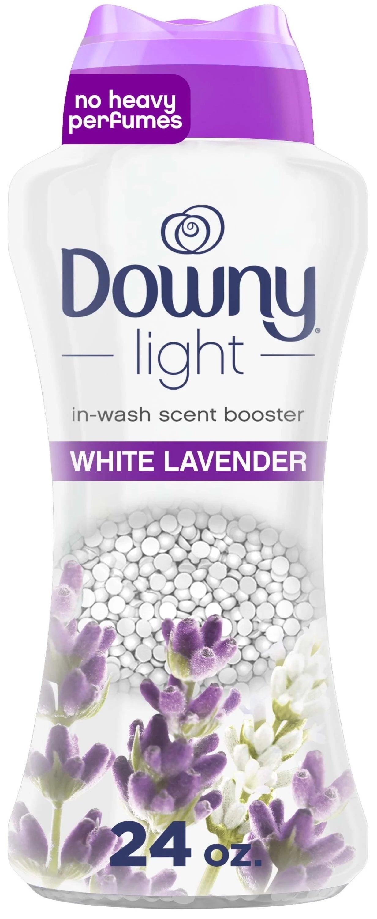 Downy Light In Wash Laundry Scent Booster White Lavender with No Heavy Perfume- 24oz/4pk