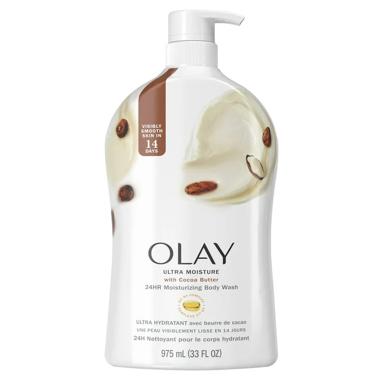 Olay Ultra Moisture with Cocoa Butter Body Wash - 33oz/4pk