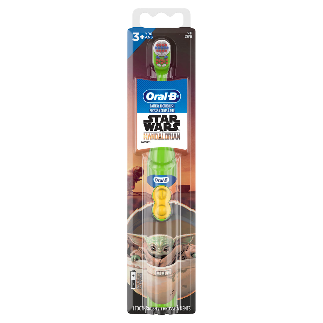 Oral-B Kid's Battery Toothbrush featuring Lucas Film's Mandalorian Soft Bristles - 1ct/24pk