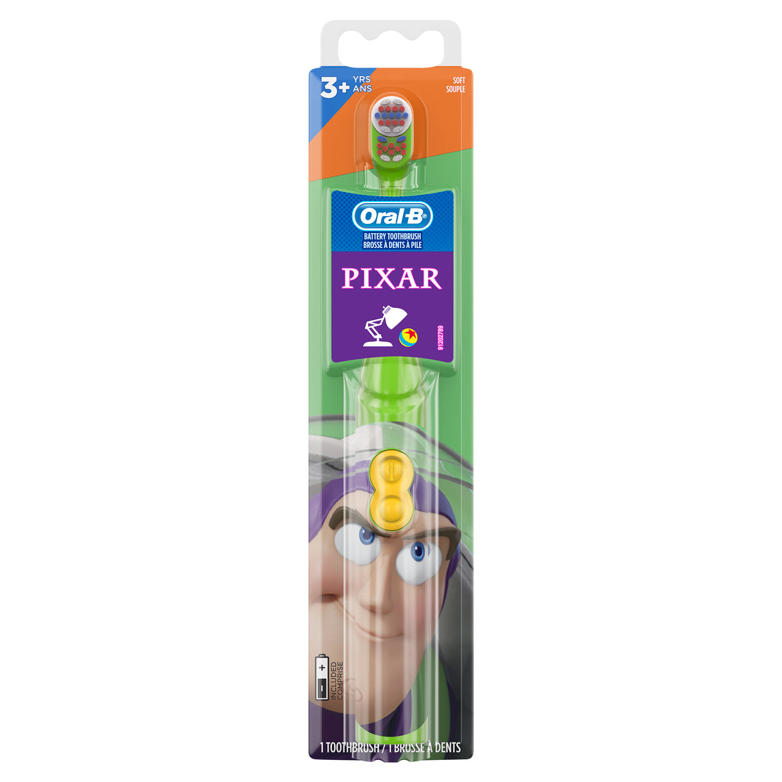 Oral-B Kid's Battery Toothbrush featuring PIXAR favorites Soft Bristles - 1ct/24pk