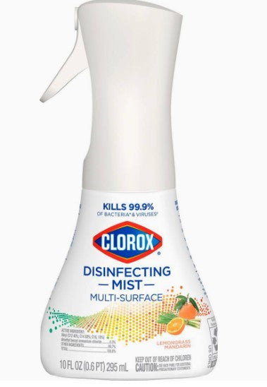 Clorox Disinfecting Mist Lemongrass Mandarin - 10oz/6pk