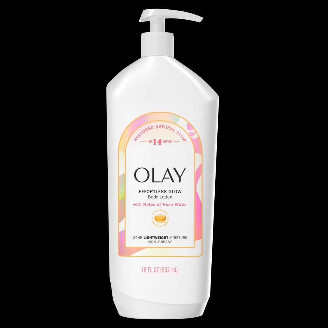 Olay Effortless Glow Hydrating Body Lotion with Notes of Rose Water - 18oz/12pk