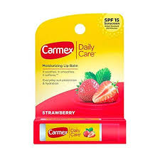 Carmex Daily Care Strawberry Flavor with SPF15 Lip Balm Stick - 0.15oz/144pk