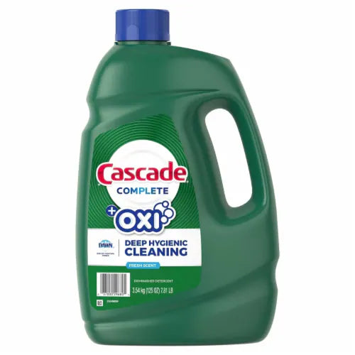 Cascade Complete Gel Plus Oxi Dishwasher Detergent - 125oz/1pk