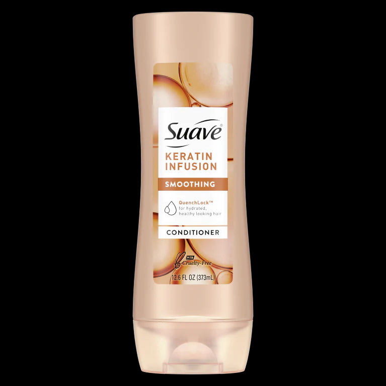 Suave Conditioner Keratin Smoothing - 12.6oz/6pk