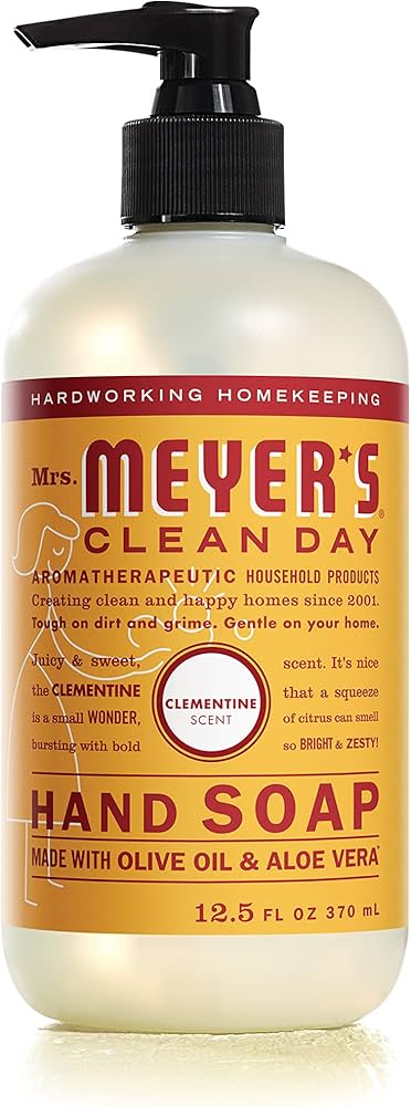 Mrs. Meyer's Hand Soap Clementine - 12.5oz/6pk